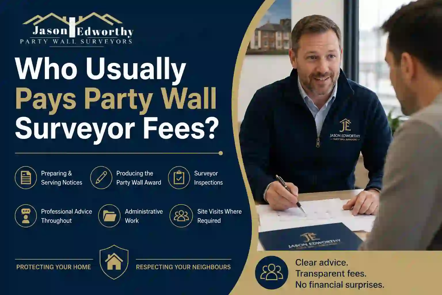 Who Usually Pays Party Wall Surveyor Fees Lancaster?